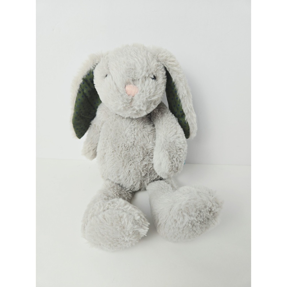Manhatten Toy Company grey bunny rabbit plush 12" soft